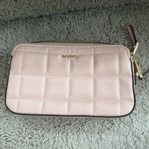 Aldo Blush Quilted crossbody with Gold Accents